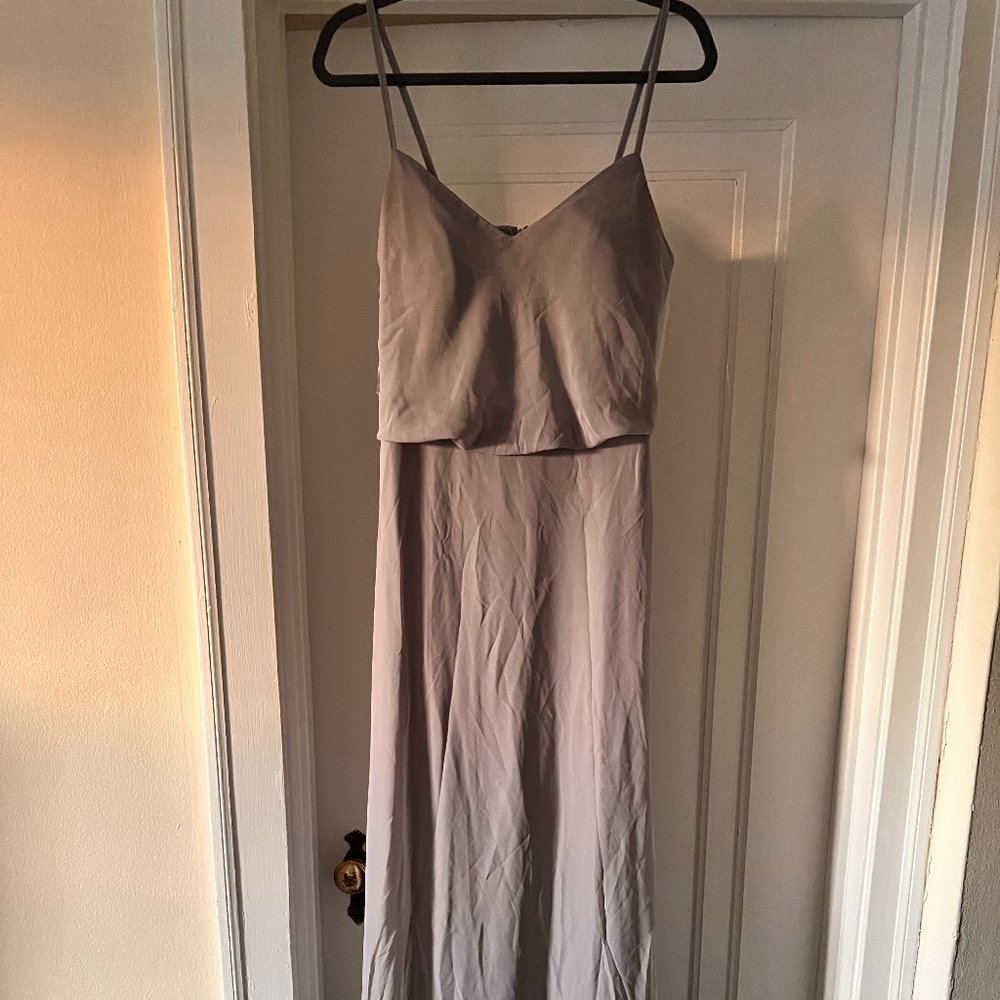 GWENNIE DRESS - CHIFFON SILVER